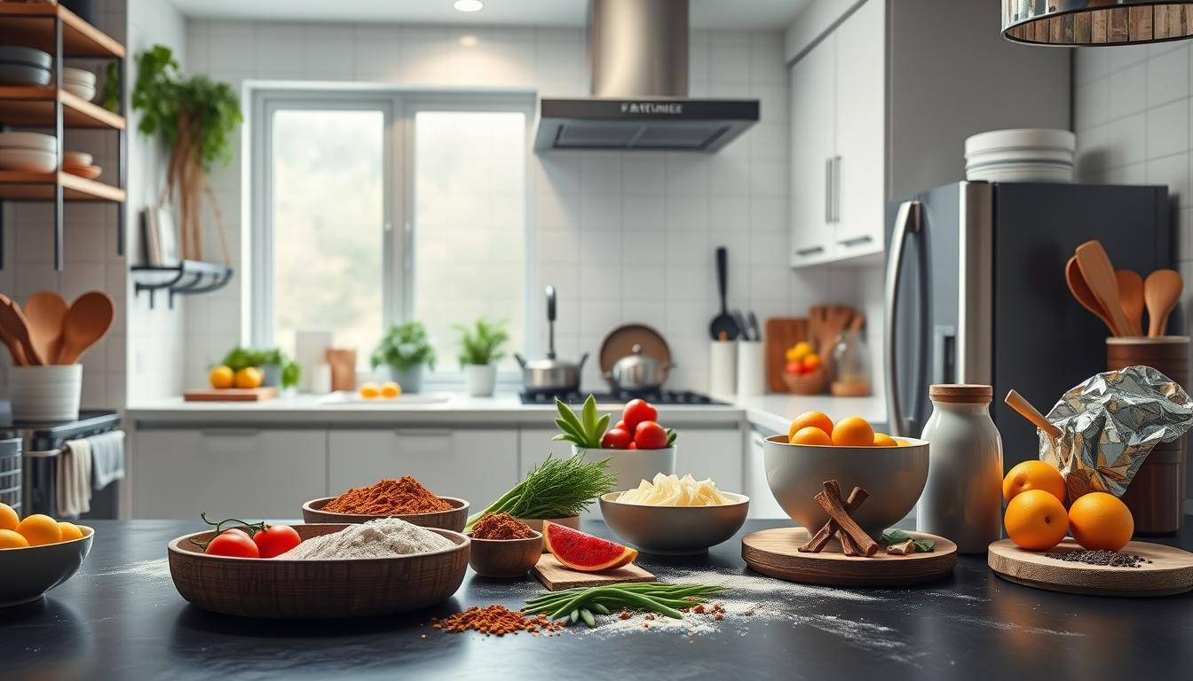 Fresh seasonal cooking dish