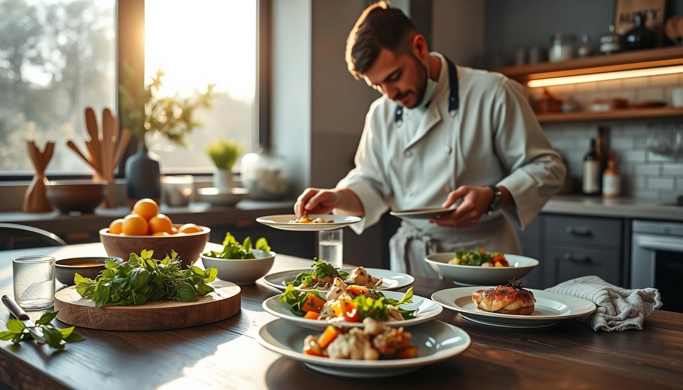 Freshly baked homemade cake in a kitchen setting